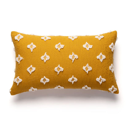 Embroidered Daisy Pillow Sofa Pillow