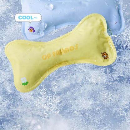 Fashion Bone Shape Dog Ice Cooling Pillow