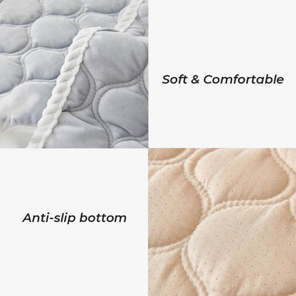 Universal Velvet Couch Cover With Skirt Furniture Protector Couch Cover