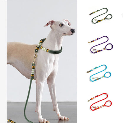 Hand-knitted Braided Rope Dog Training Leash