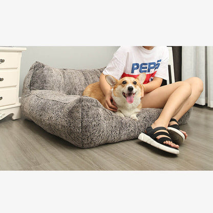 Large Cosy Plush Dog Sofa Bed