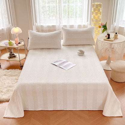 Pet Hair Protection Macaron Plush Bedding Mattress Cover