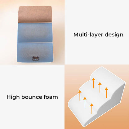 Plain Pattern Pet Climbing Ladder Removable Dog Stairs