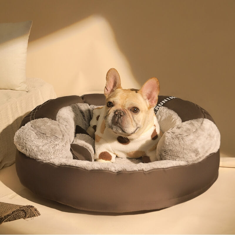 Wraparound Cozy Luxury Plush Dog & Cat Sofa Bed