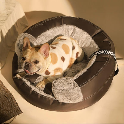 Wraparound Cozy Luxury Plush Dog & Cat Sofa Bed